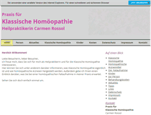 Tablet Screenshot of praxis-rossol.de